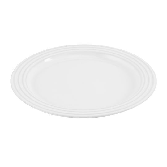 Dinner Plate | Stoneware | White | 27cm