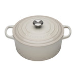 Round Cast Iron Casserole Dish | Meringue | 20cm