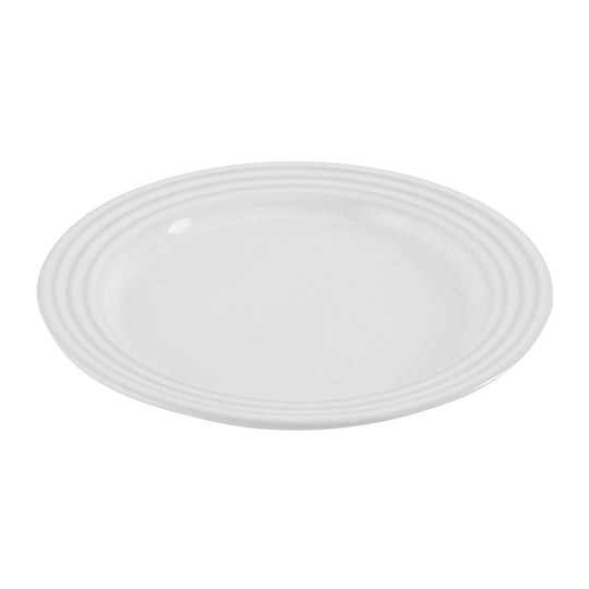 Side Plate | Stoneware | White | 22cm