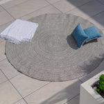 Round Outdoor Rug | Grey | 180cm