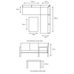 Turin Compact Modular Lounge Set