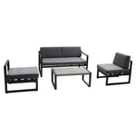 Turin Packaway Lounge Set | 4 Piece