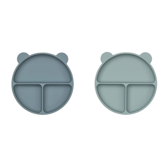 Merrick Divider Plate Set | Whale Blue | 2 Pack