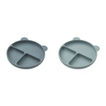 Merrick Divider Plate Set | Whale Blue | 2 Pack