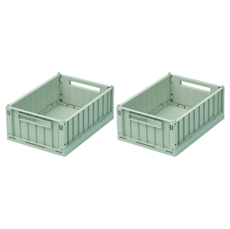 Small Weston Storage Box Set | Peppermint | 2 Pack