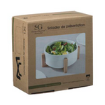 Bamboo Salad Bowl | White