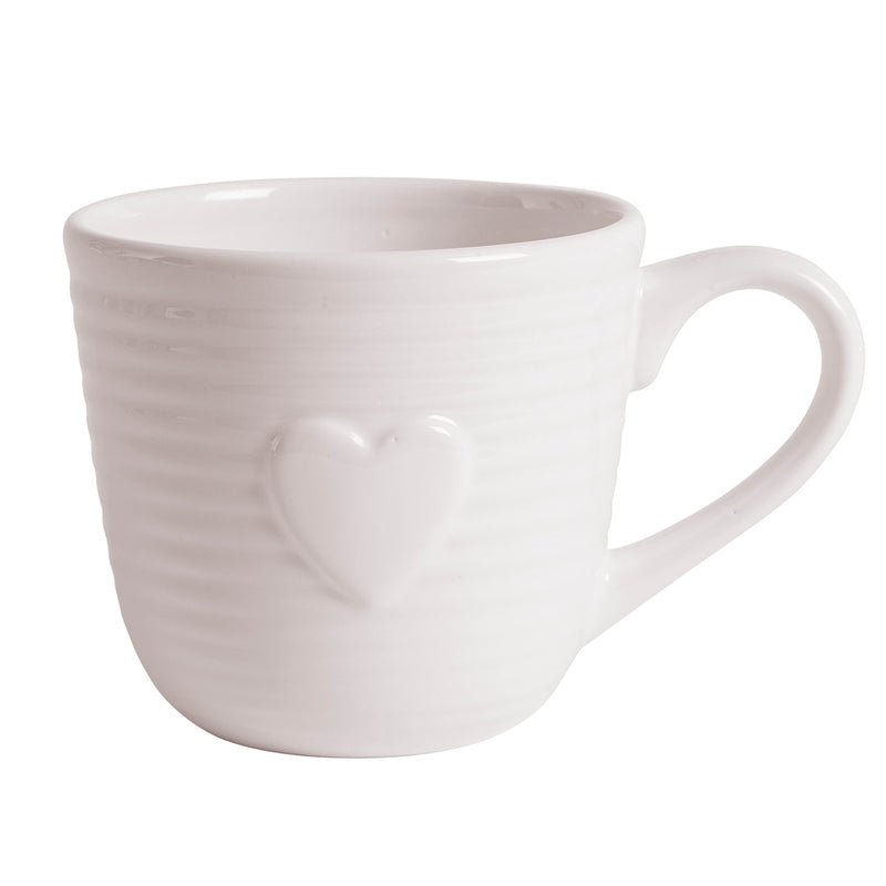 Embossed Heart Mug