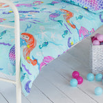 Mermaid Kids Duvet Cover Set | Blue & Purple