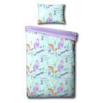 Mermaid Kids Duvet Cover Set | Blue & Purple