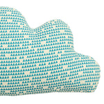 Printed Cloud Cushion | Blue | 23x40cm