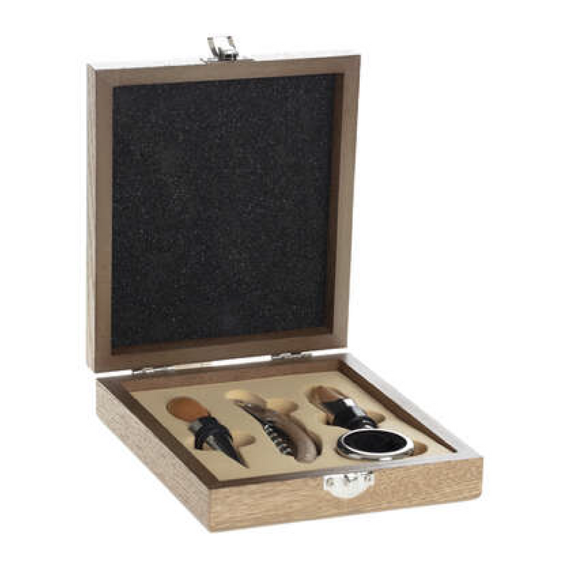 Sommelier Kit | Wood | 4 Piece