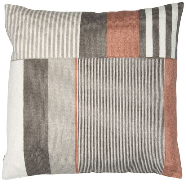 Geometric Lars Cushion | Pink Grey Mix | 45x45cm