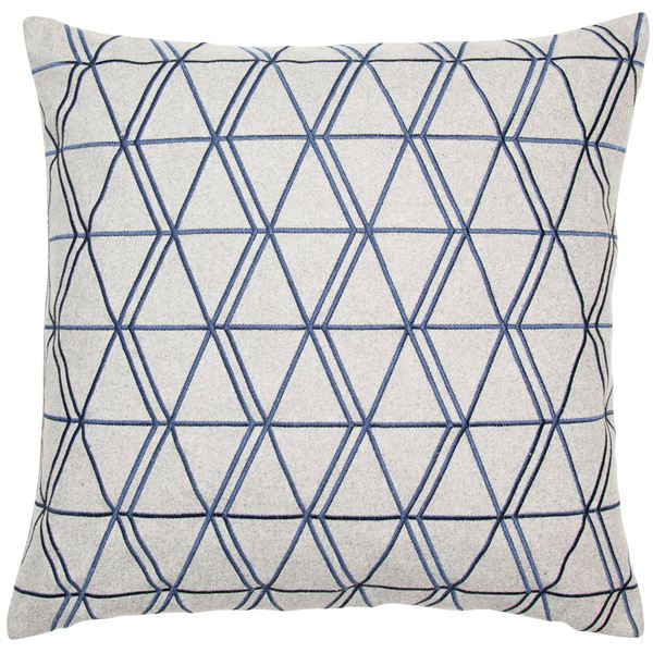 Geometric Ludwig Cushion | Navy | 45x45cm