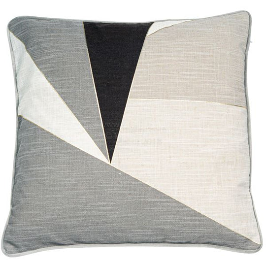 Shatter Cushion with Gold Foil | Grey | 45x45cm