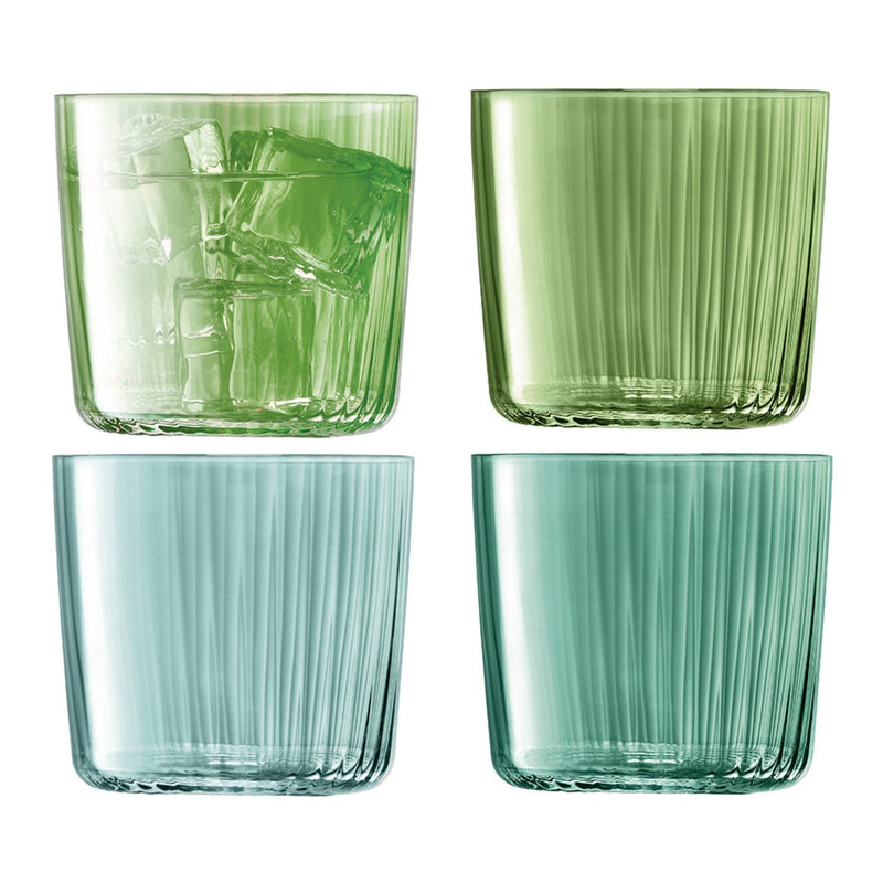 Gems Tumbler | Set of 4 | Assorted Jade | 310ml