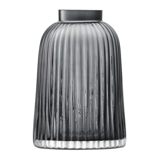 Pleat Vase | Grey | 20cm