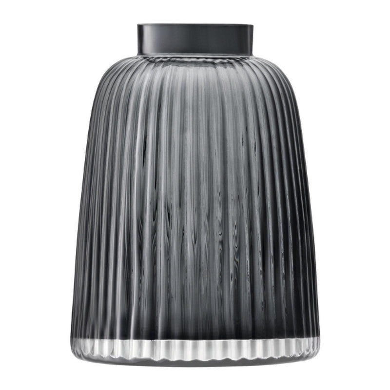 Pleat Vase | Grey | 26cm