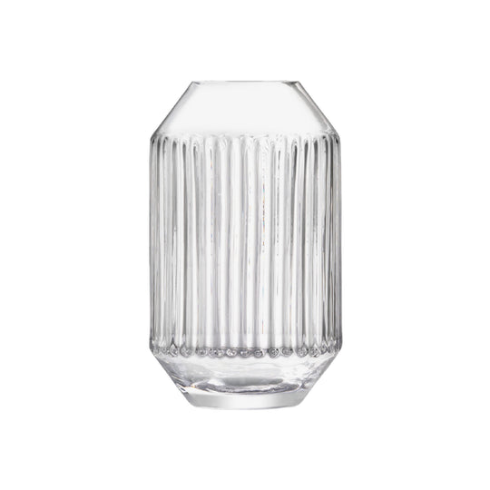 Rotunda Wide Vase | Clear | 15cm