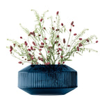 Rotunda Wide Vase | Sapphire | 14cm