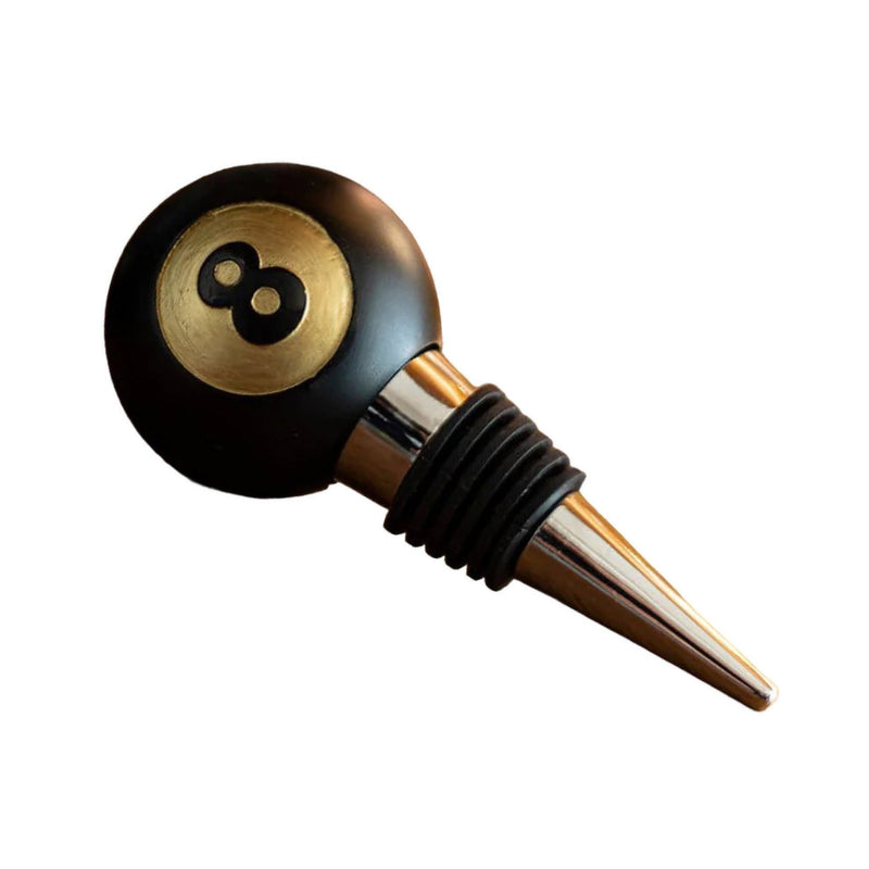 Drinks Break 8-Ball Bottle Stopper