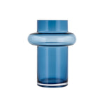 Short Tube Vase | Dark Blue | 20cm