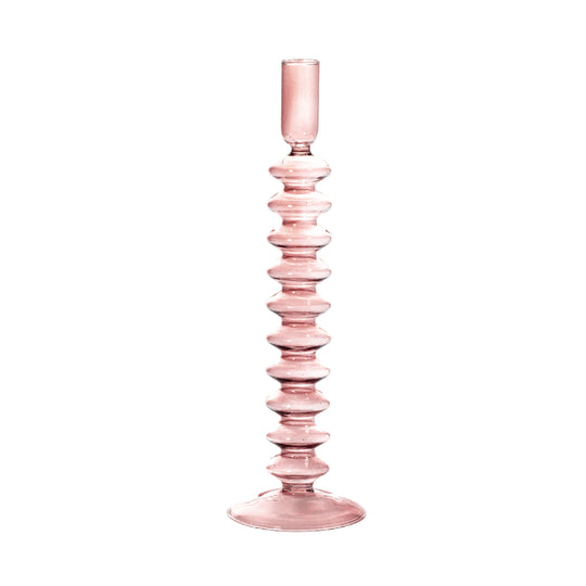 Taper Candle Holder | Rose Quartz
