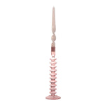 Taper Candle Holder | Rose Quartz