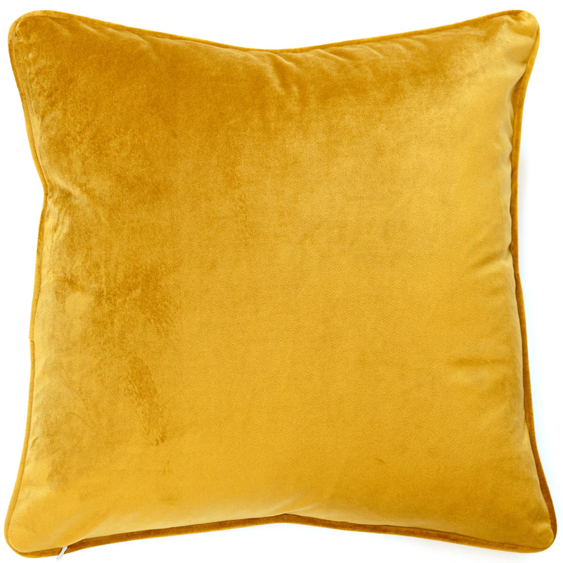 Luxe Matt Velvet Cushion | Cognac | 50x50cm