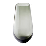 Échasse Hurricane Vase | Green Smoked Glass | Small