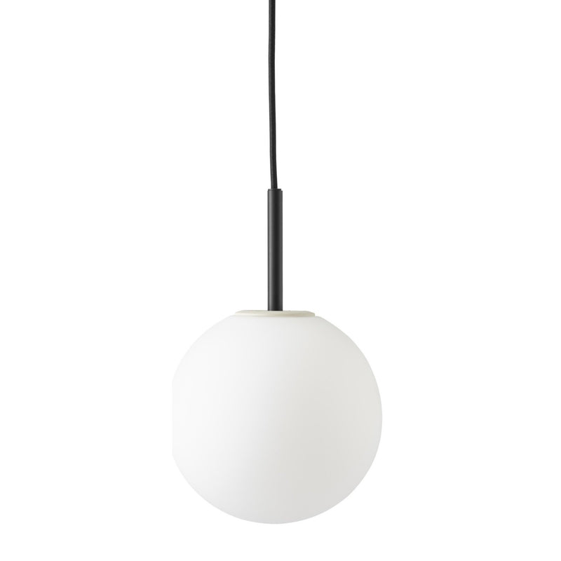 TR Bulb Ceiling Pendant | Matt Black Opal