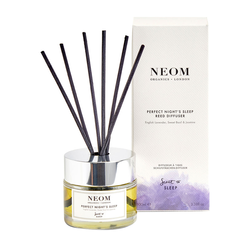 Perfect Night's Sleep Reed Diffuser | English Lavender, Sweet Basil & Jasmine | 100ml