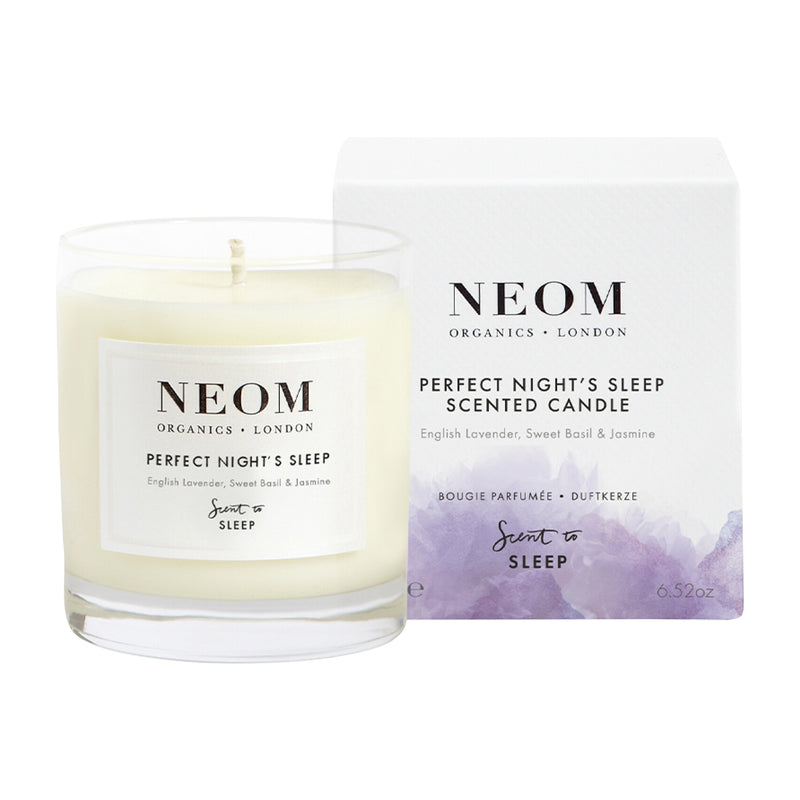 Perfect Night's Sleep Scented Candle | English Lavender, Sweet Basil & Jasmine | 185g