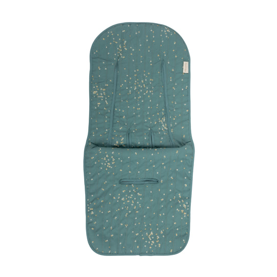 Hyde Park Universal Stroller Pad | Magic Green with Gold Confetti
