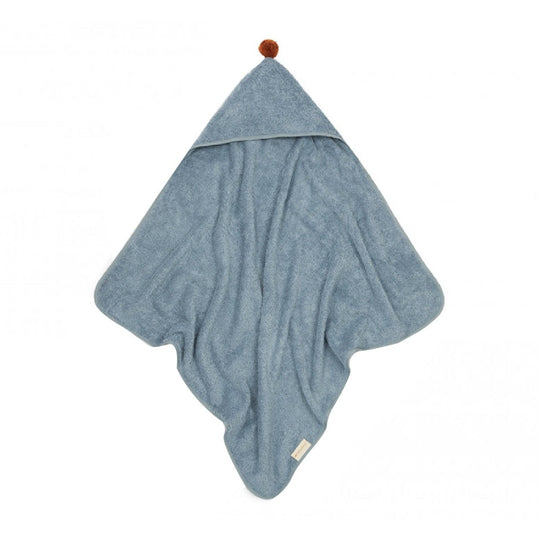 So Cute Baby Bath Cape | Blue | 73x73cm