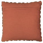 Geometric Knit Cushion | Brick Orange | 45x45cm