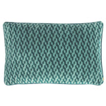 Rectangular Geometric Cushion | Teal | 40x60cm