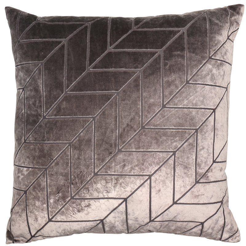 Velvet Hoxley Cushion | Truffle Brown | 56x56cm