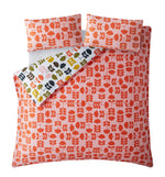 Cut Stem Duvet Cover & Pillowcase Set | Paprika