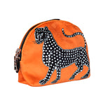 Velvet Borsettina Wash Bag | Orange