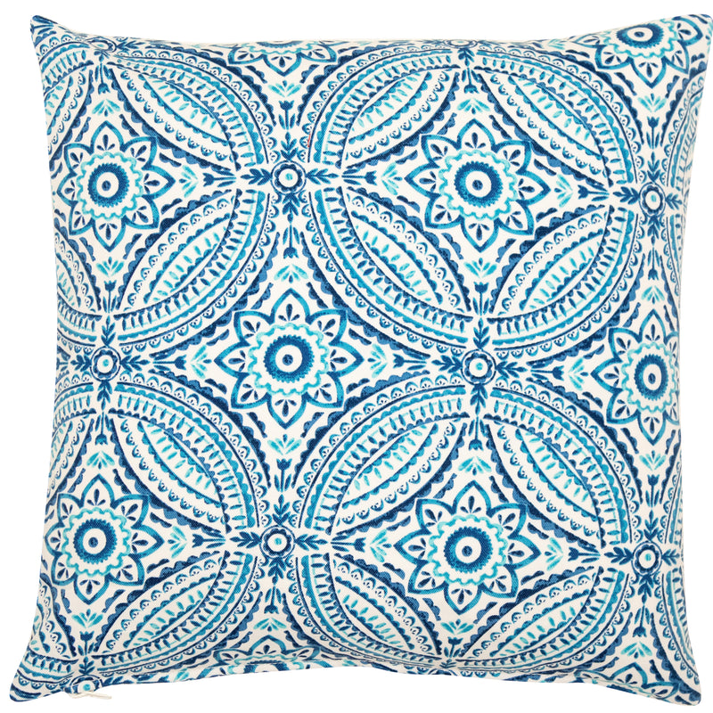 Outdoor Valencia Cushion | Blue | 43x43cm
