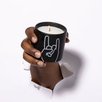 Rock On Candle | Leather & Oakmoss | 163g