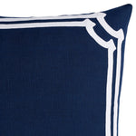 Newport Navy Cushion | 50x50cm