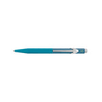 Caran d'Ache 849 Ballpoint Pen | Cyan & Steel