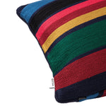 Embroidered Signature Stripe Bolster Cushion | Multi