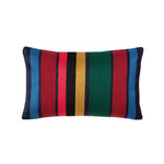 Embroidered Signature Stripe Bolster Cushion | Multi