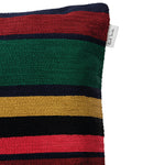 Embroidered Signature Stripe Bolster Cushion | Multi