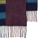 Faded Edge Reversible Lambswool Blanket | Multi