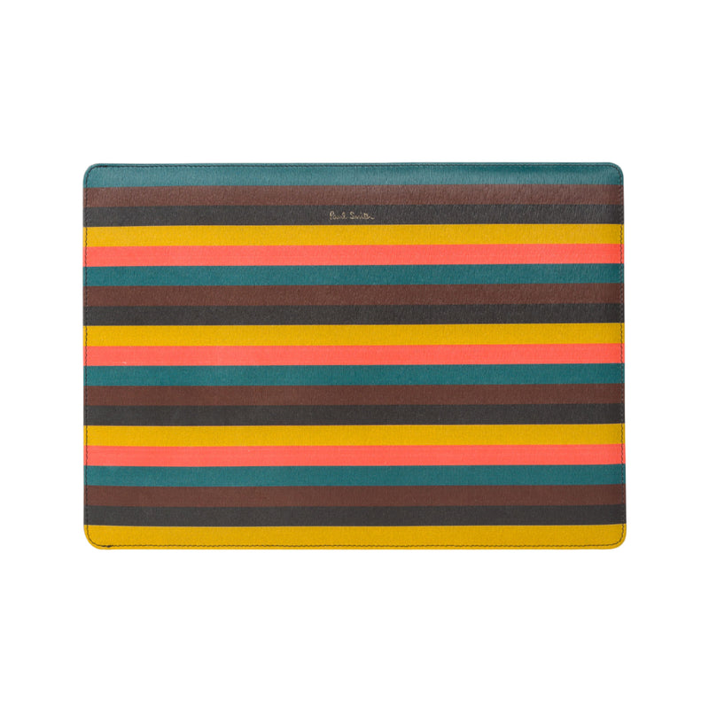 Leather Macbook Sleeve | Artist Stripe