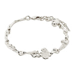 Solidarity Recycled Organic Shaped Bracelet | Silver Plated