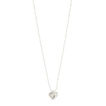 Sophia Heart Pendant Necklace | Silver Plated